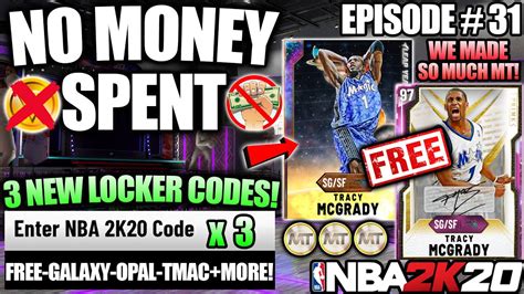 NBA 2K20 NO MONEY SPENT 31 WE GOT 6 FREE TRACY MCGRADYS FREE GALAXY