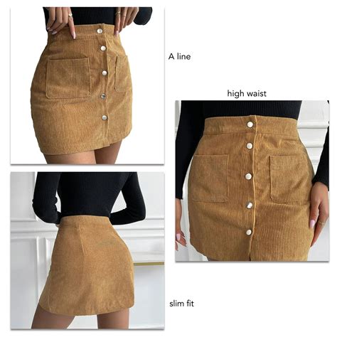 Falda CortaCómoda Minifalda De Línea A Por Encima De La Rodilla Con