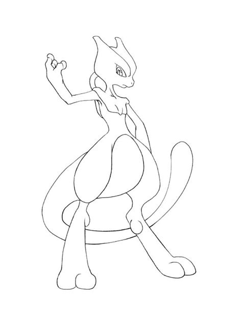 Desenhos De Mewtwo Pokémon Para Colorir E Imprimir Colorironline Com