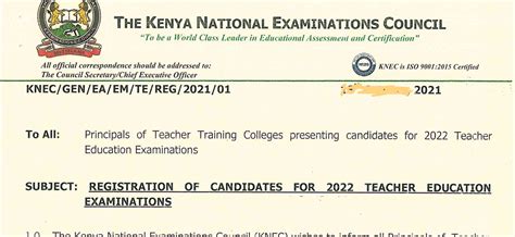 Knec Issues Key Dates For Teacher Education Examinations Jambo News