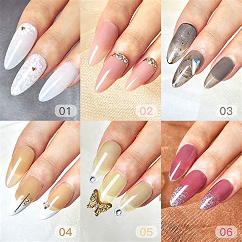 Meet Across Gel Nail Polish Set Colors Nude Pink Purple Series Gel Polish Set Uv Soak Off Nail