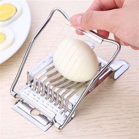 Premium Stainless Steel Boiled Egg Slicer Section Cutter Mushroom