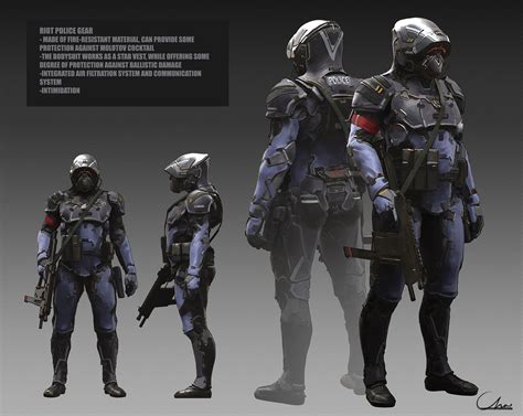 ArtStation - Riot police gear