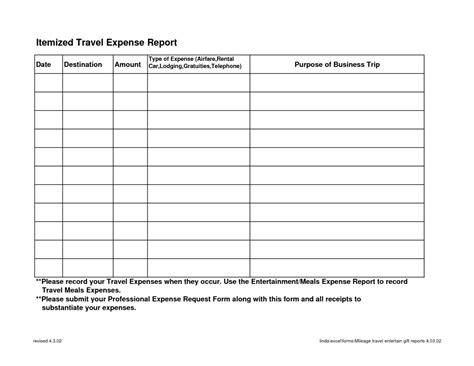 Yearly Expense Report Template — Db