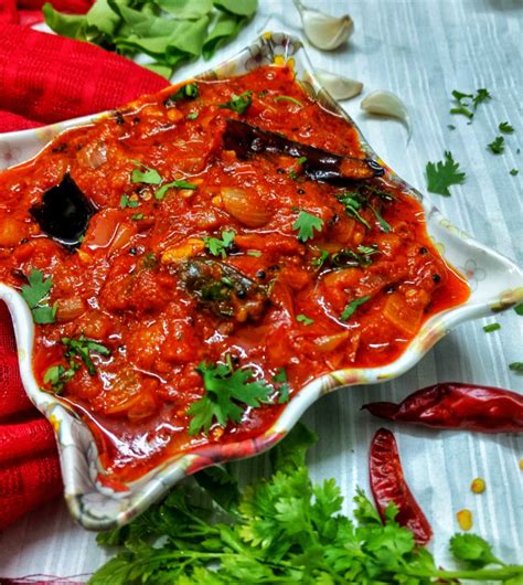 Onion Tomato Curry Recipe Andhra Tomato Kura Cook With San