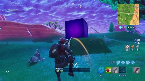 Purple Cube Fortnite Cubo Morado YouTube