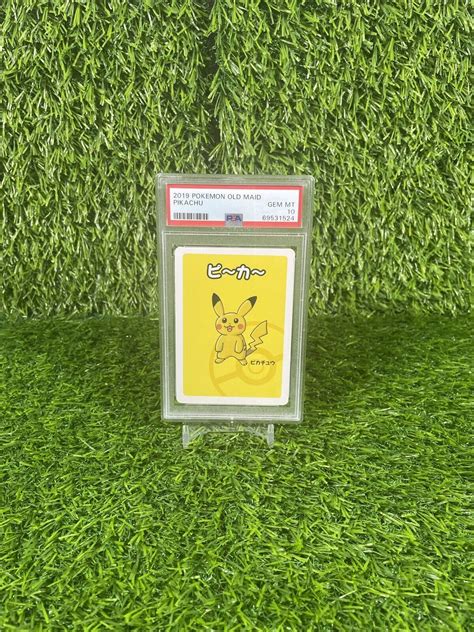 Mavin Psa Pokemon Pikachu Japanese Old Maid Pokemon Center