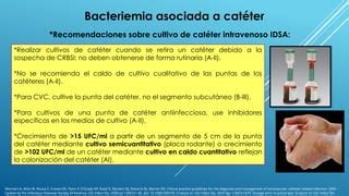 Bacteriemia Asociada A Cateterismo En Uci Pptx