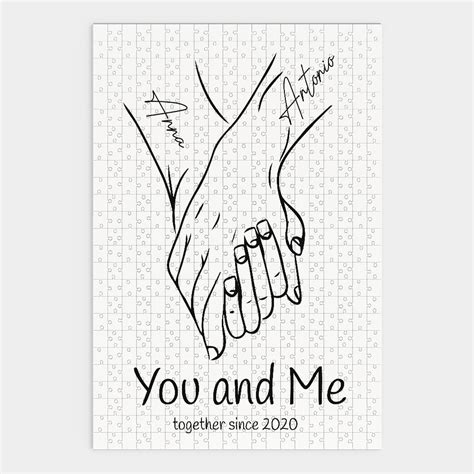 Create Personalized Puzzle With Line Art | Promisera Gifts