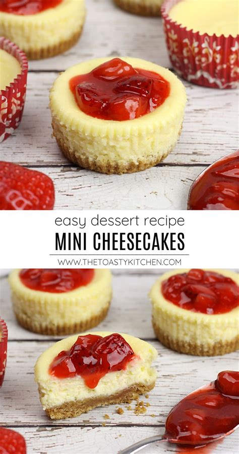 Easy Mini Cheesecakes - The Toasty Kitchen