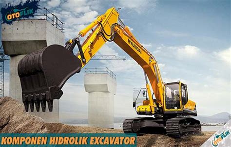 Komponen Hidrolik Excavator Serta Bagian Fungsi Gambar Otoflik