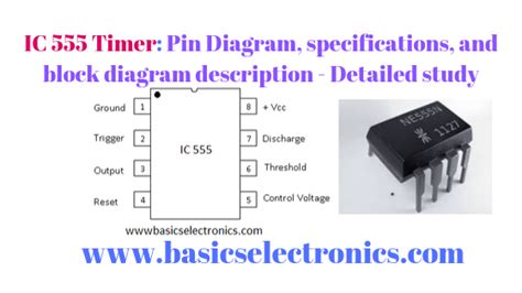 555 Timer Block Diagram / 555 Timer Ic Basics And Working Principle With Applications ...