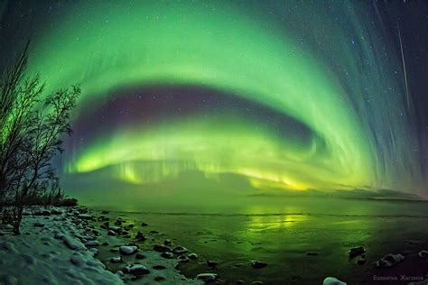 Northern lights in the sky over Murmansk region · Russia Travel Blog