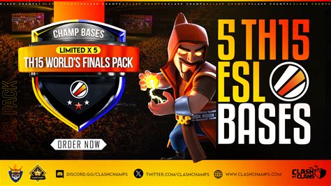 Th Worlds Finals Pack Buy Clash Of Clans Base Layouts Clash Champs