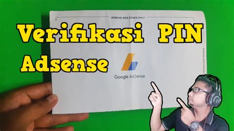 Cara Verifikasi Pin Google Adsense Terbaru Youtube