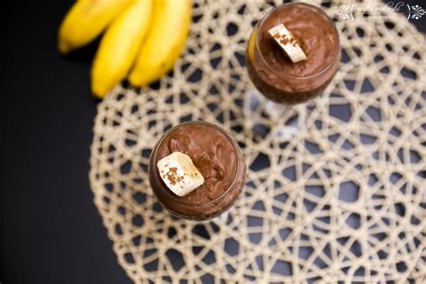 Eggless Chocolate Banana Mousse Recipe How To Make Eggless Chocolate