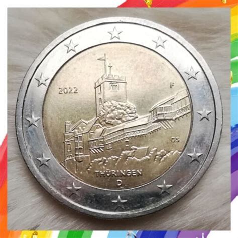 2 Euro Gedenkmünze Deutschland 2022 Thüringen Fehlprägung eBay