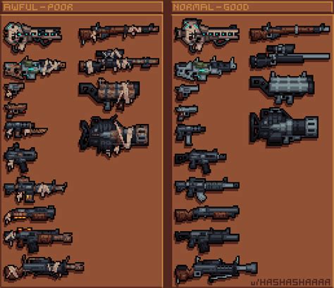 How I Envision The Rimworld Guns Rrimworld