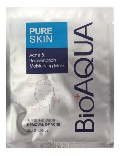 Mascarilla Pure Skin Bioaqua Acne Hidratacion Aclarante Veraly