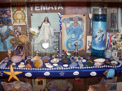 My Indoor Altar to Goddess Yemaya. Pagan Goddess, Oh My Goddess, Moon ...