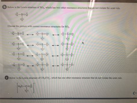 So3 Resonance Structures