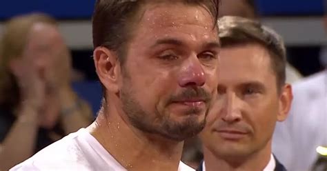 Tennis Legend Stan Wawrinka Breaks Down In Tears After Losing In