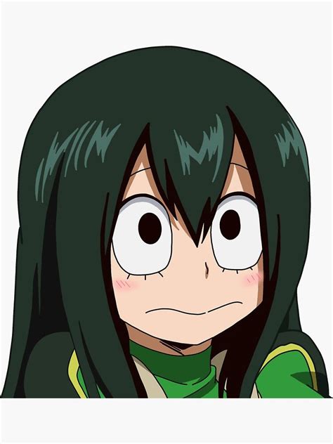 Tsuyu Asui Mha Car Sticker Sticker By Jade Addams Girl Cartoon Car