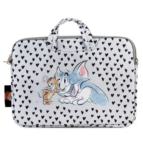 Torba Na Laptopa Tom And Jerry Serduszka Szara Empik Sklep EMPIK