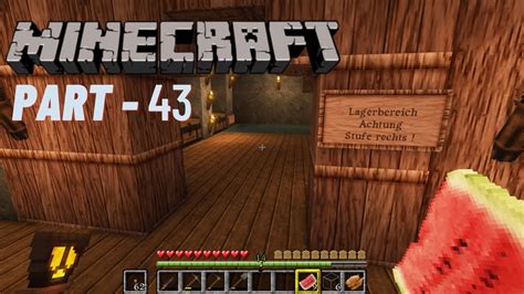 Minecraft 2023 Neuer Lager Eingang 43 Lets Play Minecraft Deutsch