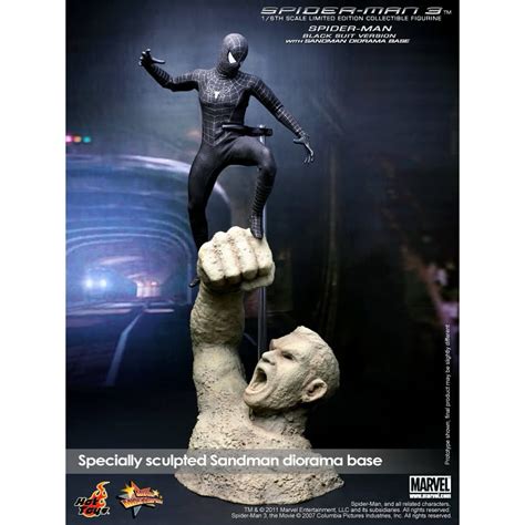 HOT TOYS MMS SPIDER MAN BLACK SUIT VERSION ใหม Shopee Thailand