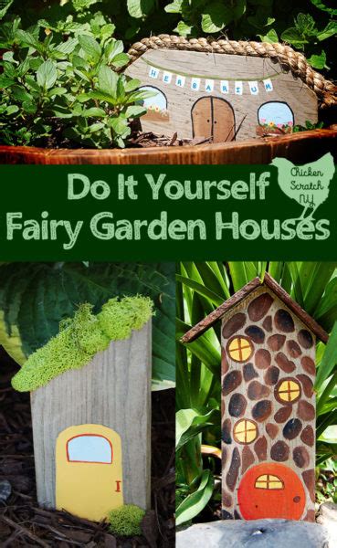 Easy DIY Garden Fairy Houses