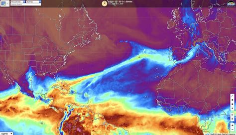 Elsa y Fabien dos borrascas impulsoras de un gran río atmosférico de