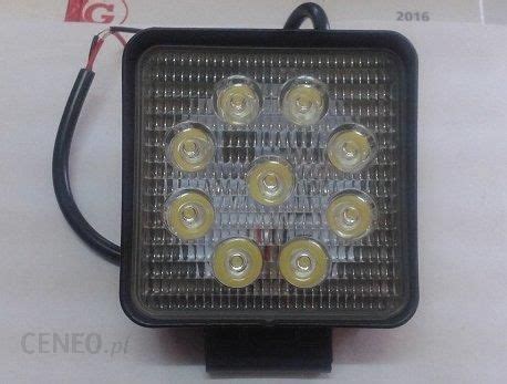 Abg Lampa Halogen Roboczy Led 27W 9Led 2200Lm 12 24V L0076 Opinie I