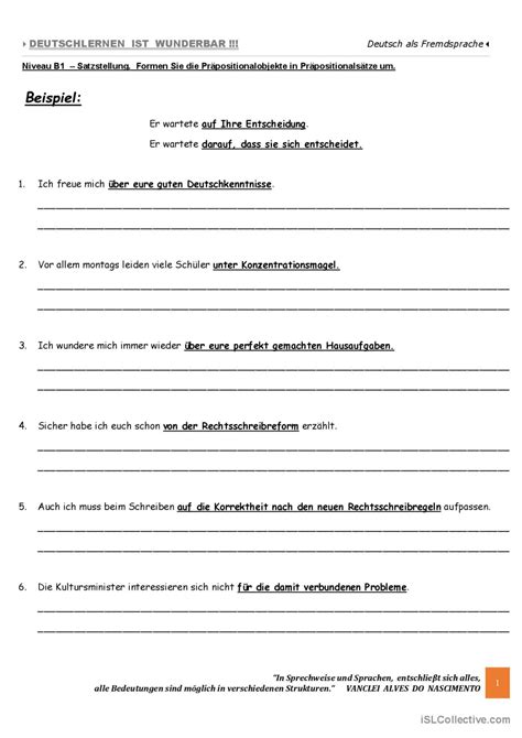 B Pr Positionalobjekte In Pr Posi Deutsch Daf Arbeitsbl Tter Pdf Doc