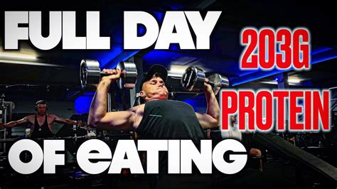 Full Day Of Eating As A Teen Powerlifter 60kg Dumbbell Press Youtube