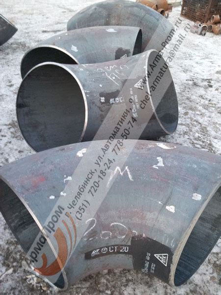 Стальные отводы для труб - цены, гост, размеры