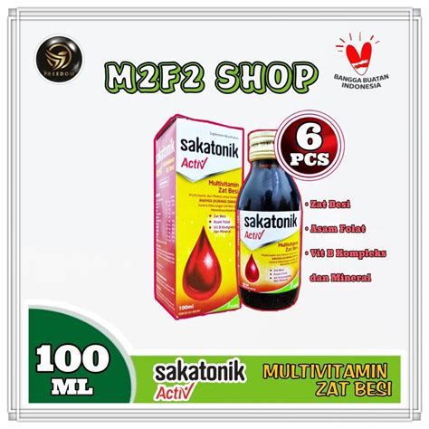 Jual Sakatonik Aktiv Liver Sirup Dewasa Multivitamin Zat Besi Ml