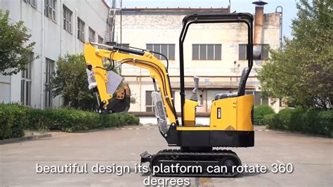 Orchard Digging Trenches Construction Works Chinese Small Excavators