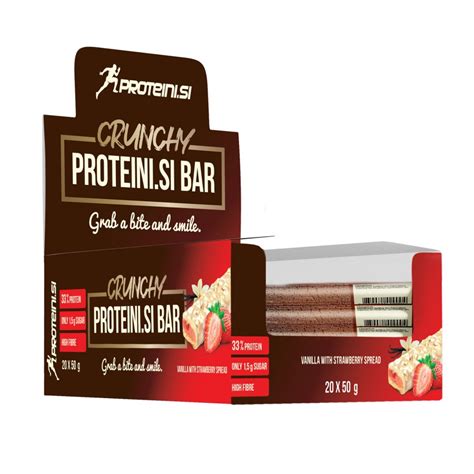 Proteinisi Crunchy Bar 50 G Sportska Prehrana Proteinisi