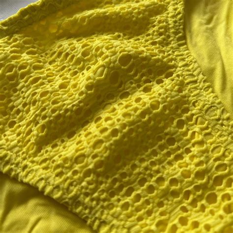 Yellow Bikini Set Preworn In Yellow Depop