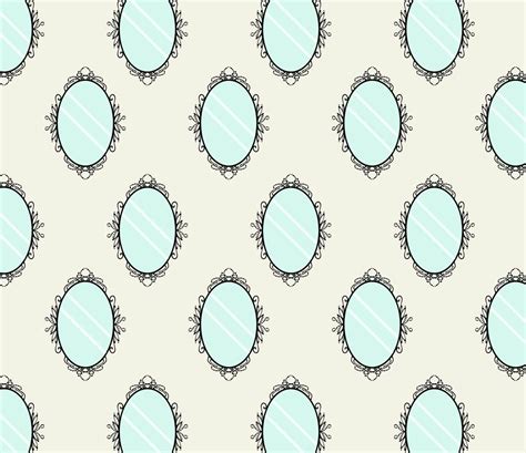 Vector Seamless Pattern Of Mirror Frame 12489675 Vector Art At Vecteezy