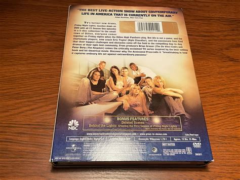 FRIDAY NIGHT LIGHTS Season 1 Complete 5 Disc Box Set Kyle Chandler 2006