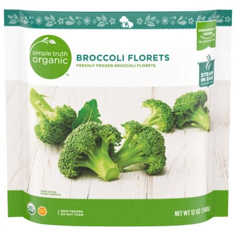 Simple Truth Organic Frozen Broccoli Florets 12 Oz Smiths Food And