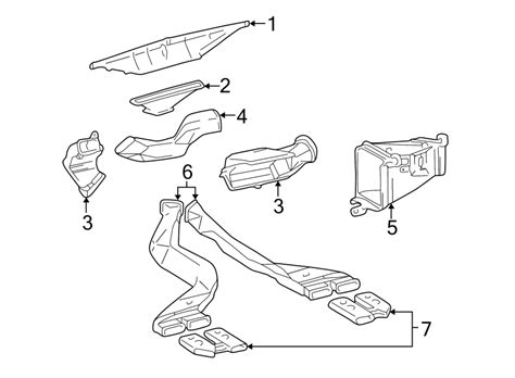 Toyota Corolla Nozzle Defroster Assembly Defrost Duct