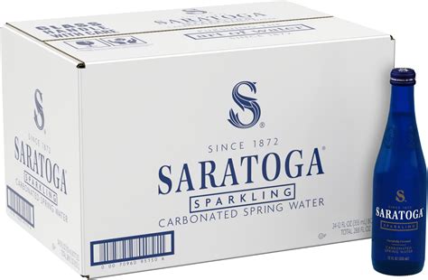 Saratoga Sparkling Spring Water 12 Oz Carbonated Pack