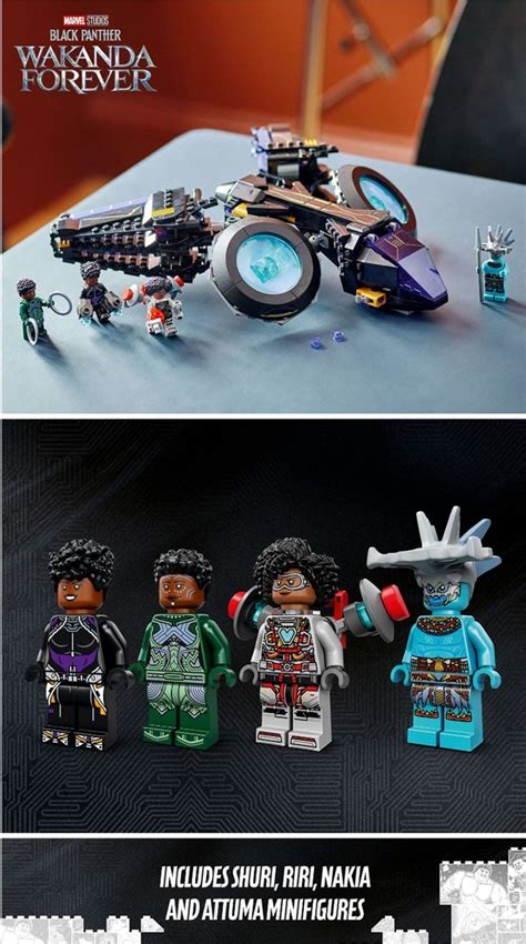 Lego Marvel Black Panther Wakanda Forever Shuri S Sunbird