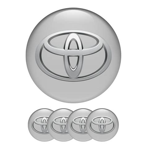 Toyota Wheel Center Caps Emblem Gray Line Wheel Emblems Stickers