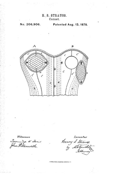 1878 Nursing Corset With Button Closure