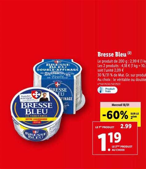 Promo Bresse Bleu Chez Lidl ICatalogue Fr