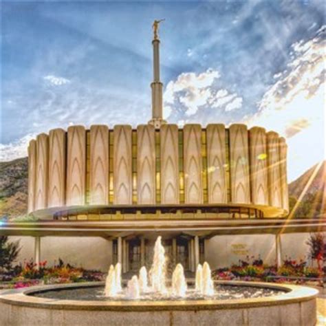 Provo Temple Brightly Beams - LDS Temple Pictures